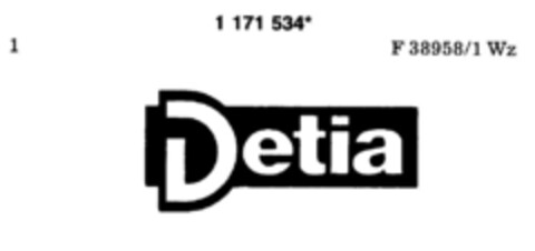 Detia Logo (DPMA, 27.08.1990)