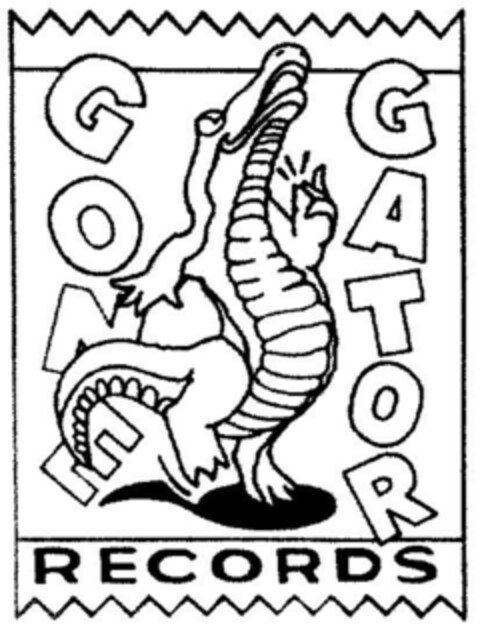 GONE GATOR RECORDS Logo (DPMA, 30.11.1991)