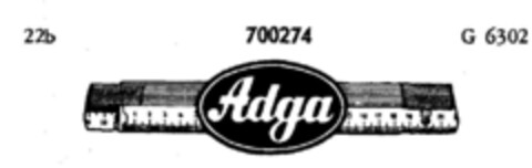 Adga Logo (DPMA, 06.06.1956)