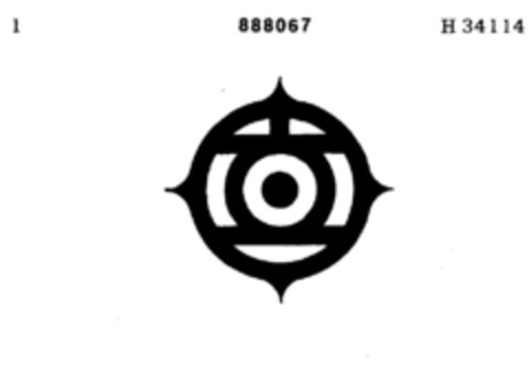 888067 Logo (DPMA, 06.03.1970)