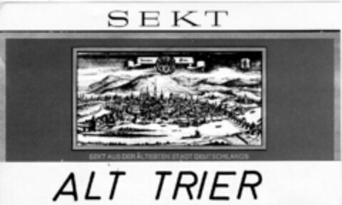 ALT TRIER SEKT Logo (DPMA, 26.04.1972)