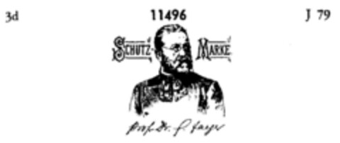 SCHUTZMARKE. Prof. Dr. G. Jaeger Logo (DPMA, 06.10.1894)