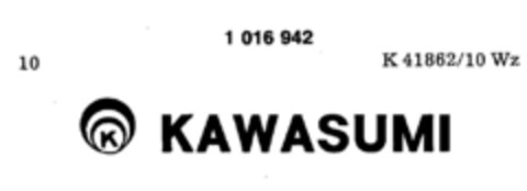 KAWASUMI Logo (DPMA, 02/29/1980)