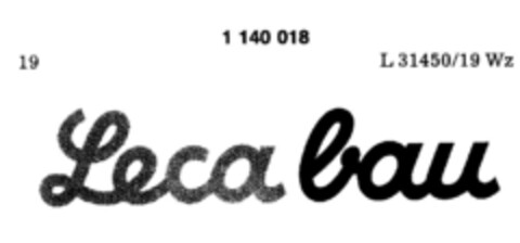 Leca bau Logo (DPMA, 25.08.1988)