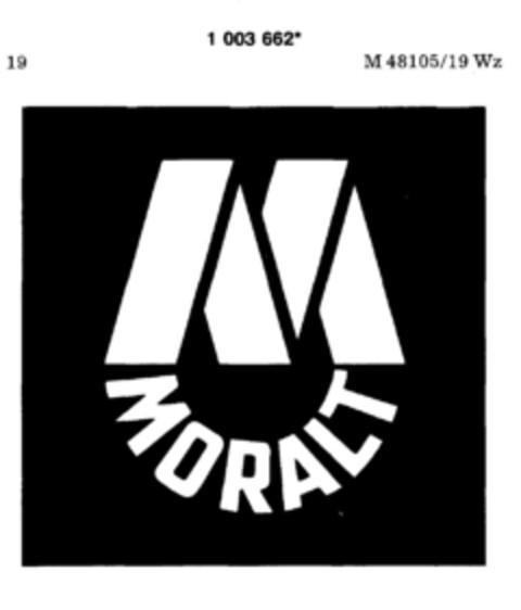 M MORALT Logo (DPMA, 03/20/1980)