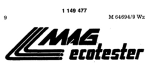 MAG ecotester Logo (DPMA, 08.03.1989)