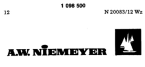 AW.NIEMEYER Logo (DPMA, 12/14/1985)