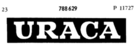 URACA Logo (DPMA, 06.09.1962)