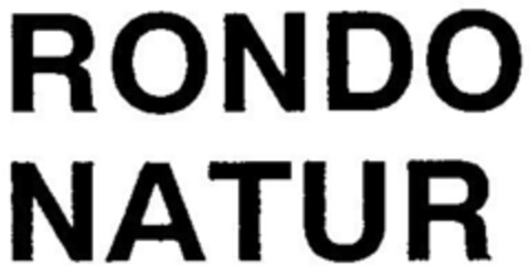 RONDO NATUR Logo (DPMA, 27.04.1994)