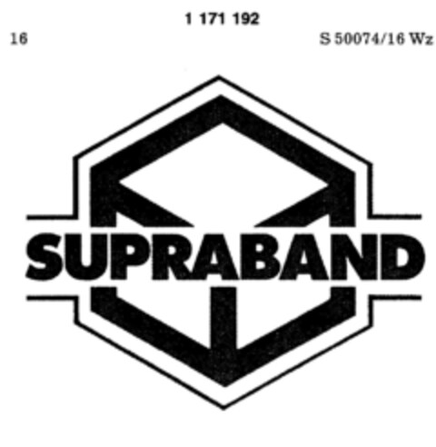 SUPRABAND Logo (DPMA, 24.03.1990)