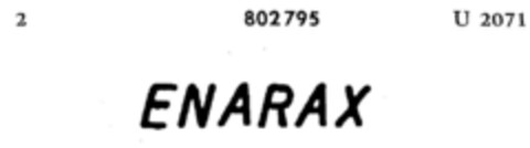 ENARAX Logo (DPMA, 30.07.1963)