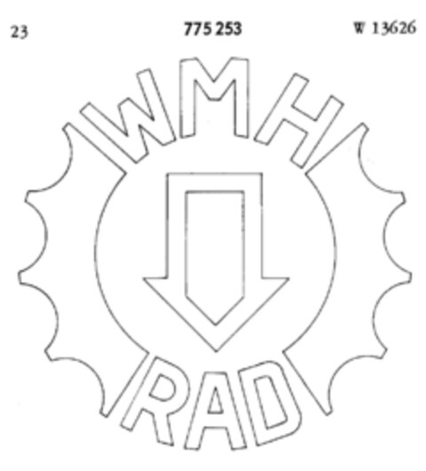 WMH RAD Logo (DPMA, 05/03/1962)