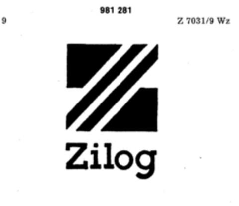 Z Zilog Logo (DPMA, 12.11.1976)