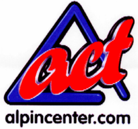 act alpincenter.com Logo (DPMA, 05.07.2000)
