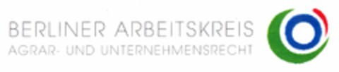 BERLINER ARBEITSKREIS AGRAR- UND UNTERNEHMENSRECHT Logo (DPMA, 27.02.2001)