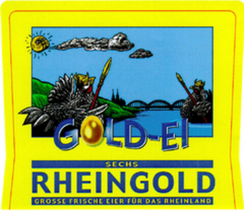 GOLD-EI SECHS RHEINGOLD Logo (DPMA, 12.03.2001)