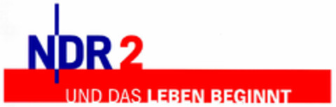 NDR 2 UND DAS LEBEN BEGINNT Logo (DPMA, 04.04.2001)