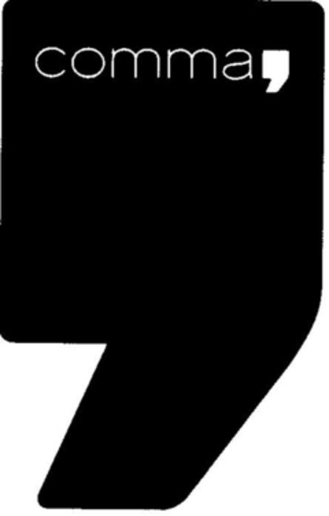 comma, Logo (DPMA, 07.09.2001)