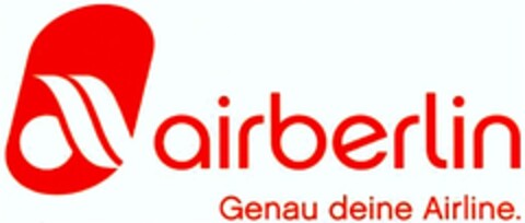 airberlin Genau deine Airline. Logo (DPMA, 09.01.2008)