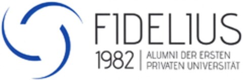 FIDELIUS 1982 ALUMNI DER ERSTEN PRIVATEN UNIVERSITÄT Logo (DPMA, 11.12.2013)