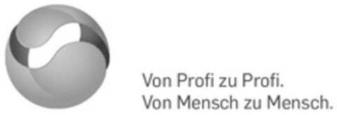 Von Profi zu Profi. Von Mensch zu Mensch. Logo (DPMA, 06/13/2014)