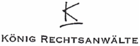 KÖNIG RECHTSANWÄLTE Logo (DPMA, 07.04.2014)
