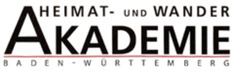 HEIMAT- UND WANDER AKADEMIE B A D E N - W Ü R T T E M B E R G Logo (DPMA, 14.10.2014)