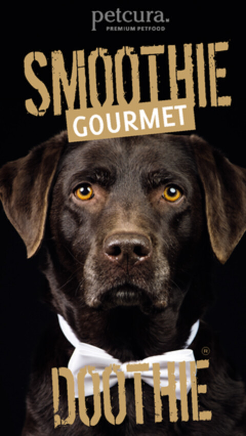 petcura. PREMIUM PETFOOD SMOOTHIE GOURMET DOOTHIE Logo (DPMA, 08.01.2019)