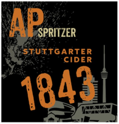 APSPRITZER STUTTGARTER CIDER 1843 Logo (DPMA, 28.11.2019)