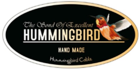 The Sond Of Excellent HUMMINGBIRD HAND MADE Hummingbird Cable Logo (DPMA, 07/01/2020)