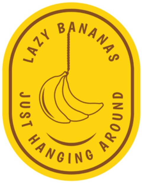 LAZY BANANAS JUST HANGING AROUND Logo (DPMA, 04.09.2022)
