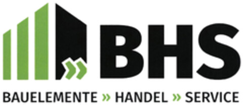 BHS BAUELEMENTE >> HANDEL >> SERVICE Logo (DPMA, 25.04.2023)