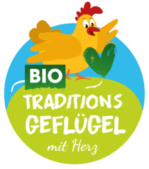 BIO TRADITIONS GEFLÜGEL mit Herz Logo (DPMA, 23.11.2023)