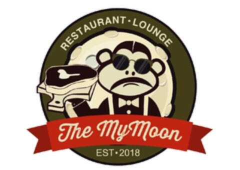 RESTAURANT · LOUNGE The MyMoon EST·2018 Logo (DPMA, 27.06.2024)