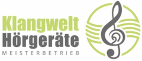 Klangwelt Hörgeräte MEISTERBETRIEB Logo (DPMA, 09.04.2025)
