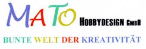 MATO Hobbydesign GmbH BUNTE WELT DER KREATIVITÄT Logo (DPMA, 06.05.2003)