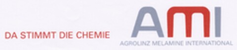 DA STIMMT DIE CHEMIE AMI AGROLINZ MELAMINE INTERNATIONAL Logo (DPMA, 05/11/2005)