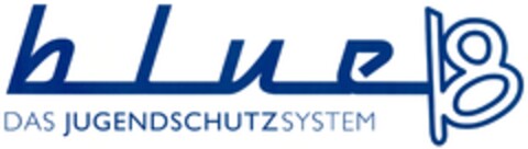 blue18 DAS JUGENDSCHUTZSYSTEM Logo (DPMA, 15.06.2006)