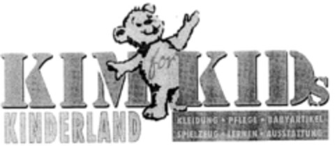 KIM for KIDs KINDERLAND Logo (DPMA, 25.03.1996)