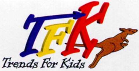 TFK Trends For Kids Logo (DPMA, 09/25/1997)