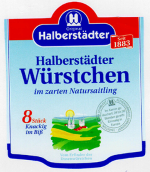 Halberstädter Würstchen Logo (DPMA, 08/07/1998)