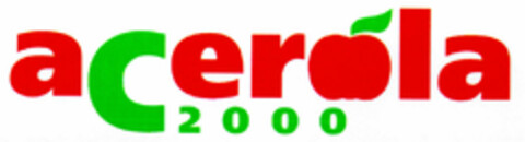 acerola 2000 Logo (DPMA, 07.05.1999)