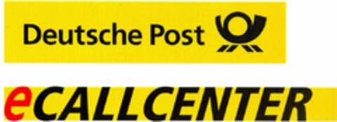 Deutsche Post eCALLCENTER Logo (DPMA, 06/11/1999)