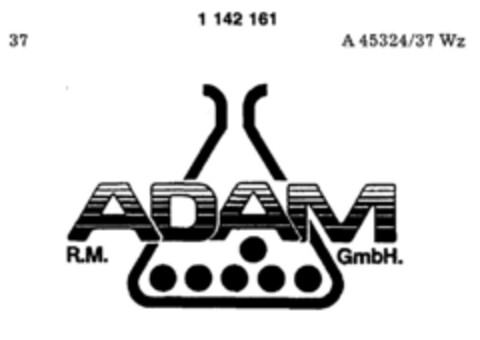ADAM R.M. GmbH. Logo (DPMA, 20.10.1988)