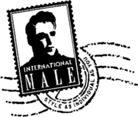 INTERNATIONAL MALE STYLE AS INDIVIDUAL AS YOU Logo (DPMA, 15.10.1994)