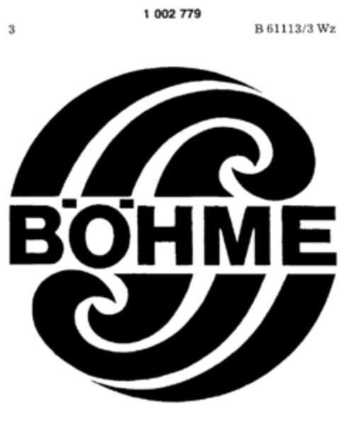 BÖHME Logo (DPMA, 31.08.1978)