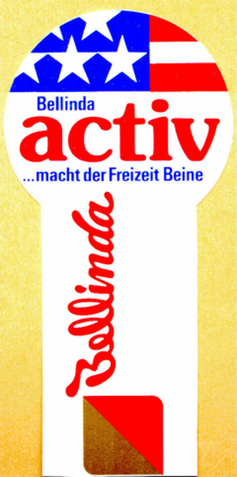 Bellinda activ macht macht der Freizeit Beine Logo (DPMA, 23.03.1981)