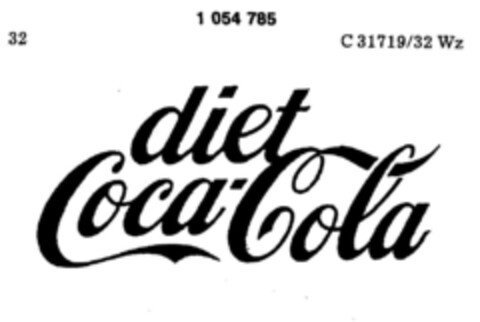 diet Coca-Cola Logo (DPMA, 12/23/1982)