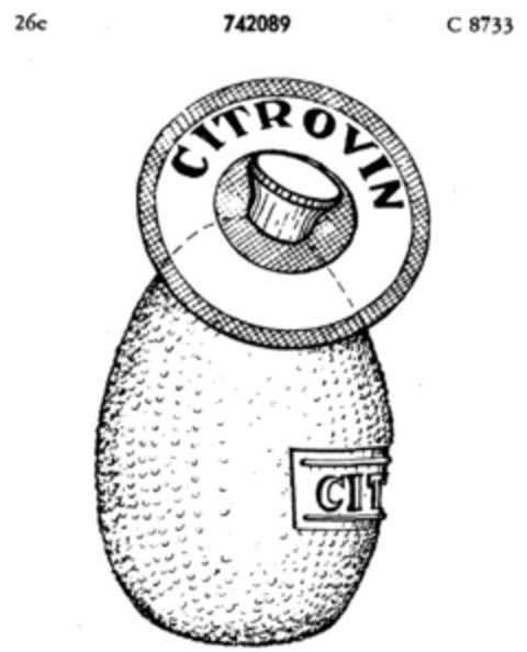 CITROVIN Logo (DPMA, 13.03.1959)