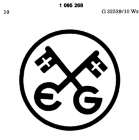 EG Logo (DPMA, 24.08.1985)